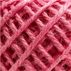 Пряжа 100% джут Softino Jute Colored 50 м ±2 м розовый 50 г