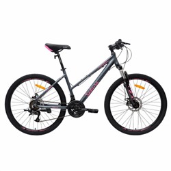 Велосипед 26" рама 17" 21sp COMIRON SAKURA розовый дымный