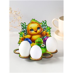 Подставка для 5 яиц «Цыплёнок», 17×14×10 см