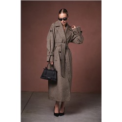 Пальто женское темно-бежевый