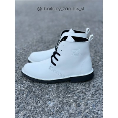 Ab. Zapatos 2619 BLANCO+Vera pelle flores АКЦИЯ
