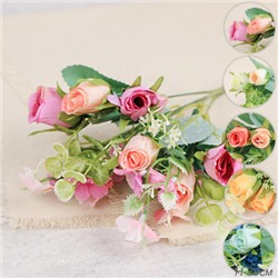 Цветок искусственный 30 см / W01201-2 /уп 2/150/600/ (Бело-розовый )