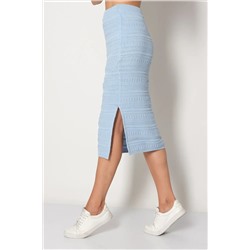 Юбка И 022/голубой