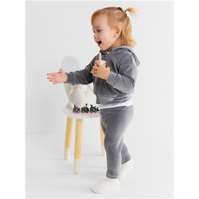 Толстовка Крошка Я Plushy, р. 74-80, серый
