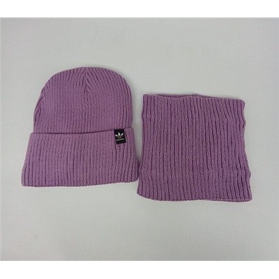 Набор шапка и снуд Сиреневая Арт. Н36