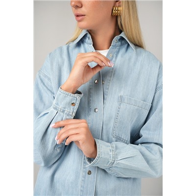 Женская джинсовая рубашка Happyfox