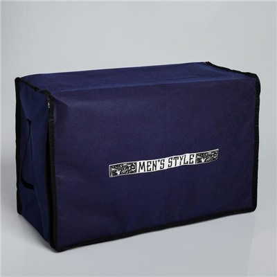 Органайзер для хранения белья, кофр с pvc-окном Men style, 43×28.5×20 см
