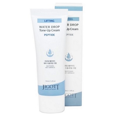 Jigott Крем для лица тонизирующий с пептидами / Lifting Peptide Water Drop Tone Up Cream, 50 мл
