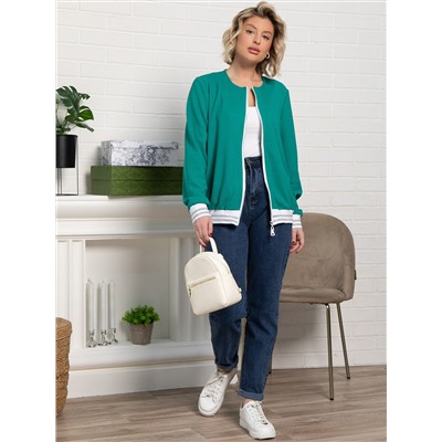 Бомбер Аланис (изумрудный) Б15407-7М