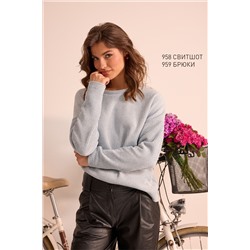 NiV NiV fashion 958 голубой, Свитшот