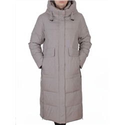 8359 GRAY Пальто зимнее женское (200 гр. холлофайбер)