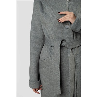 01-12061 Пальто женское демисезонное (пояс)