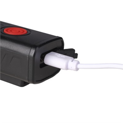 Фонарь передний COMIRON "FR21" корпус: ABS; свет: XPG LED, 400lm; аккумулятор 700 mAh, USB, влагозащищённый. /уп 120/240/