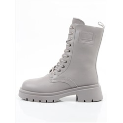 04-PAX86-5Z LT. GRAY Ботинки зимние женские (натуральная кожа, 100% шерсть)