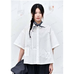 Рубашка женская 89566 белый (единый размер 42-52)