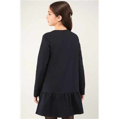 Платье из футера для девочки Happyfox