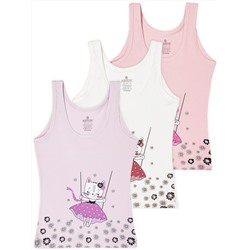 4986 Майка для девочек многоцвет (BAYKAR)