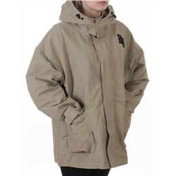 3097 GREY/GREEN Куртка демисезонная женская (100 гр. холлофайбер)