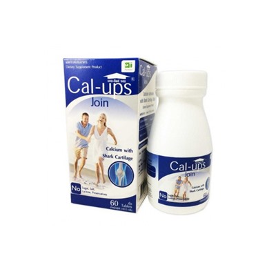 Хондропротектор с акульим хрящем от Cal-Ups Join Calcium with Shark Cartilage 60 Tablets