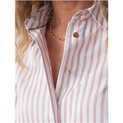 Укороченная блузка с рукавами буфами и с кулиской по низу из хлопка