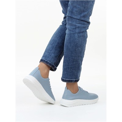 03-YH596-4 LT. BLUE Полуботинки летние женские (натуральная кожа)