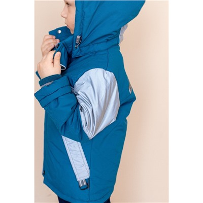 6016 Костюм на синтепоне Морская волна/110