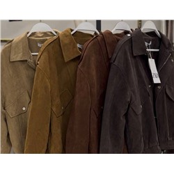 Бомбер из замши ZARA (АКЦИЯ БЕЗ ВЫБОРА ЦВЕТА)