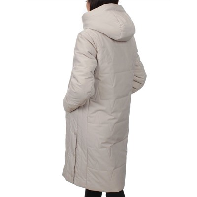1120 BEIGE Пальто зимнее облегченное женское (холлофайбер 150 гр.)