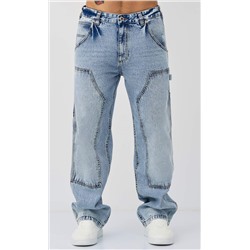 Джинсы муж. F611-0127 l.blue