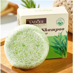Твердый шампунь с Чайным деревом SADOER, 60 гр.