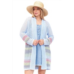 Кардиган М 2860/ голубой микс