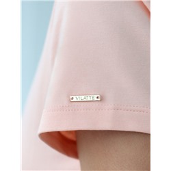 Базовая футболка из премиального хлопка с V образным вырезом