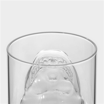 Стопки шоты Magistro «Череп», 150 мл, 8×8.5 см, с двойными стенками, набор 2 шт., стекло, прозрачный