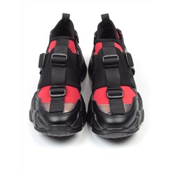 05-FDG103-3P BLACK Кроссовки женские (натуральная кожа, текстиль)