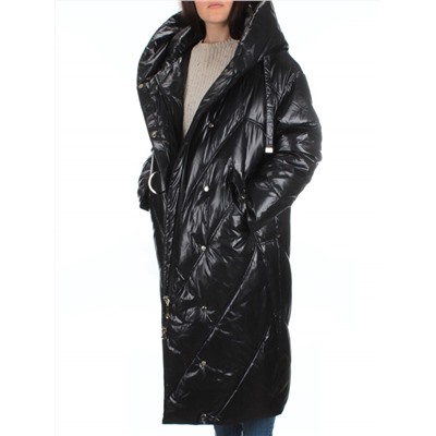 22-203 BLACK Пальто зимнее женское (200 гр. тинсулейт)