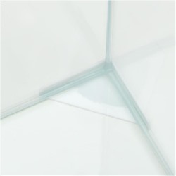 Аквариум «Куб», покровное стекло, 50 л, 35×35×40 см, белые уголки