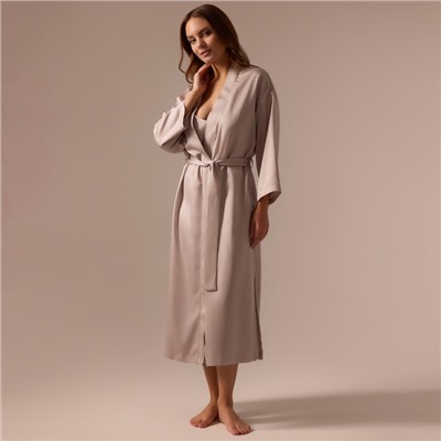 Халат домашний женский SL Tensel Home, серый