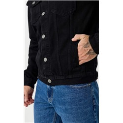Куртка джинс P011-1336Rus black