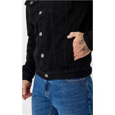 Куртка джинс P011-1336Rus black