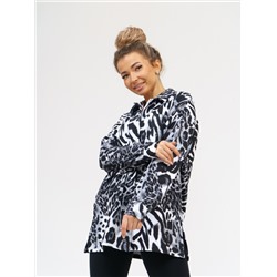 942 Туника-Рубашка "Лео/серый"