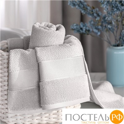 PRIME PRIVE ОТИЛИЯ сер К-т Полотенец, 50x100-1/70х140-1, 2 пр., 100% хлопок, 500 гр/м2