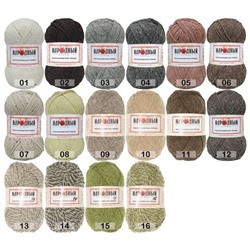 Пряжа Рассказовская Народный стиль