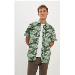 Рубашка к/р P411-0499 green