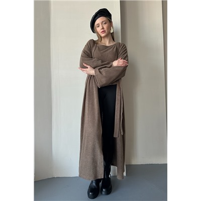 Кардиган  WOOL044/04/Коричневый