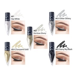 Набор блестящих подводок для глаз 5 штук Lookave, Палитра: LK48E