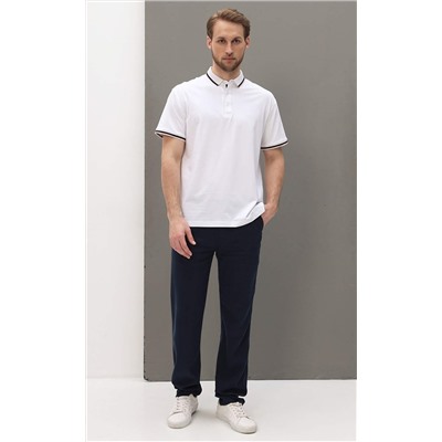 Брюки льняные мужские P111-0853 тёмно-синие