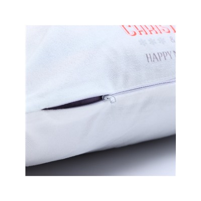 Наволочка декоративная новогодняя «Этель. Christmas», 40×40 см, бело-голубая