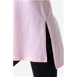 Женская удлиненная футболка с разрезами Happyfox