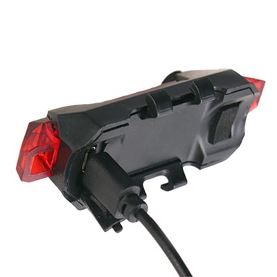 Фонарь задний COMIRON TA15 корпус: пластик, IPX4; свет: COB(5LED), 30lm; USB; четыре режима, OPP. АКЦИЯ/уп 100/600/