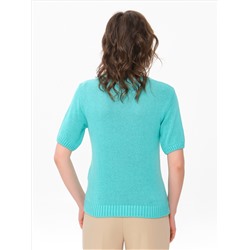 Джемпер вязаный с короткими рукавами